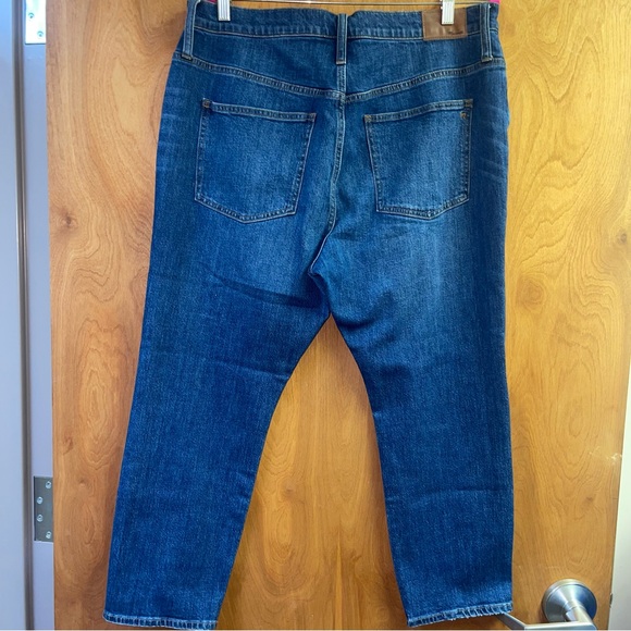 Madewell The Perfect Vintage Crop Jean Button-Front Comfort Edition Sz 33 - Picture 6 of 13